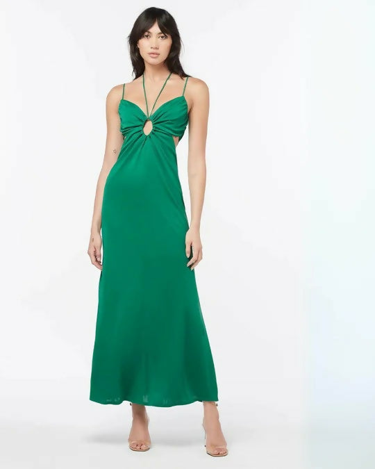 Manning Cartell Immortal Coil Slip Dress in Green - 8 / Green - Dresses
