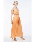 Manning Cartell Lyrical Colours Halter Maxi Dress in Mango - 6 / Yellow - Dresses
