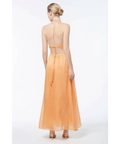 Manning Cartell Lyrical Colours Halter Maxi Dress in Mango - 6 / Yellow - Dresses