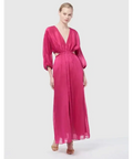 Manning Cartell Lyrical Colours Maxi Dress - Long Sleeve - 12 / Pink - Dresses