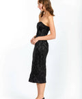Manning Cartell No Filter Strapless Midi Dress Black Size 12 - 12 / Black - Dresses