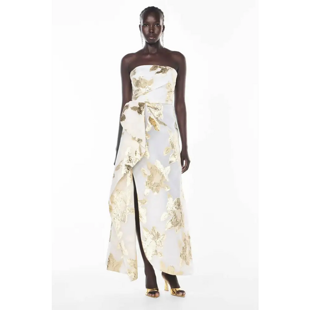 Manning Cartell Paved With Gold Gown White/Ivory | Passion For Fashion