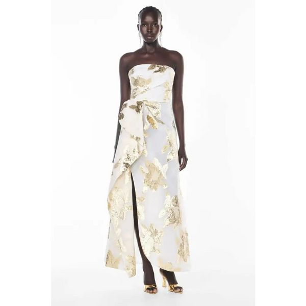 Manning Cartell Paved With Gold Gown White/Ivory | Passion For Fashion Manning Cartell Paved With Gold Gown White/Ivory | Passion For Fashion