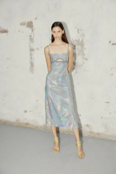 Manning Cartell Platinum Queen Slip Dress Silver Size 8 / S | Passion For Fashion Manning Cartell Platinum Queen Slip Dress Silver Size 8 / S | Passion For Fashion