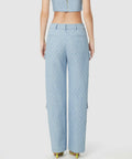 Manning Cartell Quilted Denim Corset and Cargo Pant Set Blue Size AU 4 - 4 / Blue - Outfit Sets