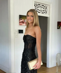 Manning Cartell Supreme Extreme Strapless Gown Dress Black Size 10 - 10 / Black - Dresses