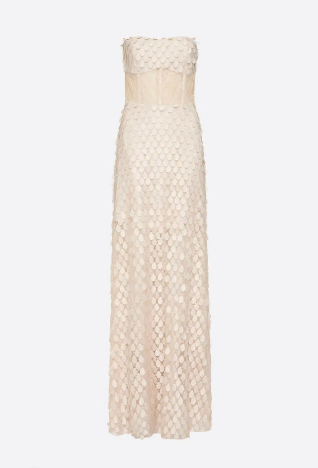 Manning Cartell Supreme Extreme Strapless Gown In Chalk Size 6 - 6 / White - Dresses