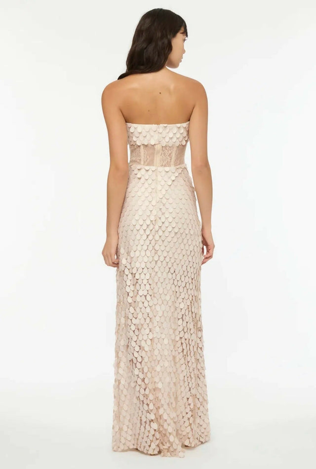 Manning Cartell Supreme Extreme Strapless Gown In Chalk Size 6 - 6 / White - Dresses