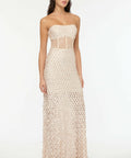 Manning Cartell Supreme Extreme Strapless Gown in Chalk Size 8 - 8 / White - Dresses