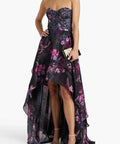 Marchessa Notte Chiffon Gown Floral Size 12 - 12 / Floral - Dresses