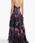 Marchessa Notte Chiffon Gown Floral Size 12 - 12 / Floral - Dresses