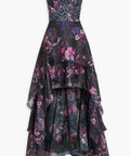 Marchessa Notte Chiffon Gown Floral Size 12 - 12 / Floral - Dresses