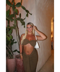Mars The Label ‘The Knot’ Bandeau Set - L / Brown - Dresses