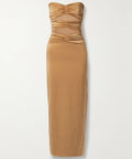 Maygel Coronel Dorato Dress - 6 / Gold - Dresses