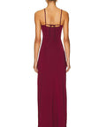 Maygel Coronel Veranera Gown in Burgundy / Wine - 8 / Red - Dresses