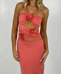 Maygel Coronel Veranera Maxi Dress in Fabia Pink - 6 / Pink - Dresses