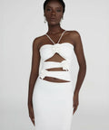 Maygel Coronel Veranera Maxi Dress in White in Osfa - 8 / White - Dresses