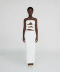 Maygel Coronel Veranera Maxi Dress in White in Osfa - 8 / White - Dresses