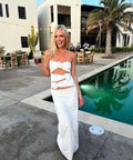 Maygel Coronel Veranera Maxi Dress in White in Osfa - 8 / White - Dresses