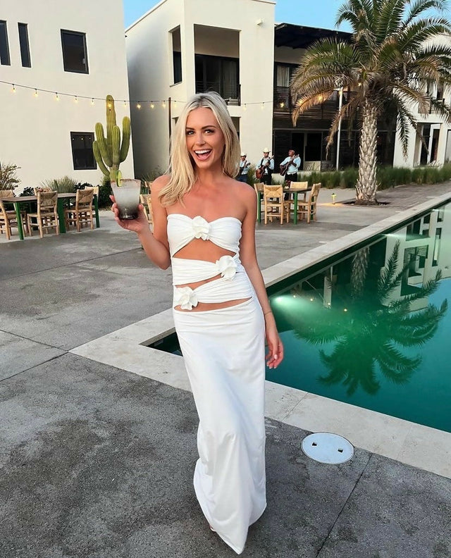 Maygel Coronel Veranera Midi White - Dresses