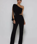 MB The Label Layla Jumpsuit - 10 / Black - Jumpsuit