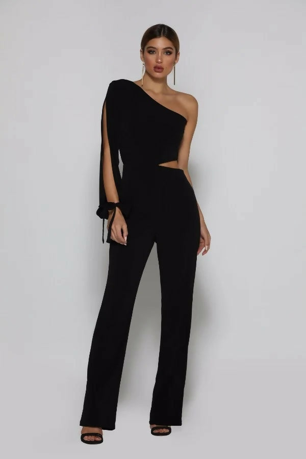 MB The Label Layla Jumpsuit - 10 / Black - Jumpsuit
