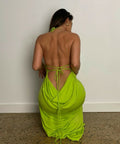 Melani Marlo Gown in Green - 6 / Green - Dresses