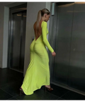 Melani the Label ‘Camila’ Gown - XS / Green - Dresses