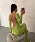 Melani the Label ‘Camila’ Gown - XS / Green - Dresses
