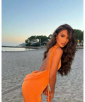 Melani The Label ‘Cristina’ Gown - XS / Orange - Dresses