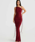 Melani The Label - Gia Gown in Wine - 6 / Red - Dresses