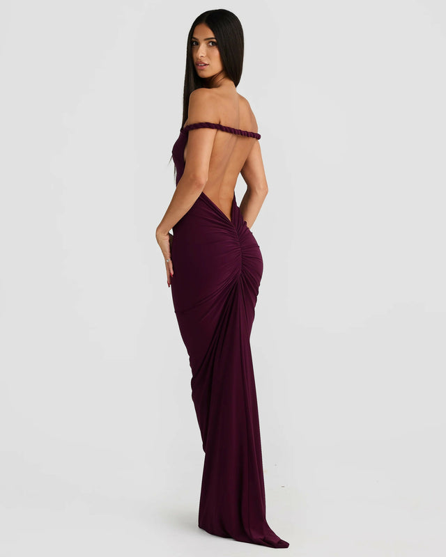 Melani The Label Maia Gown - 8 / Red - Dresses