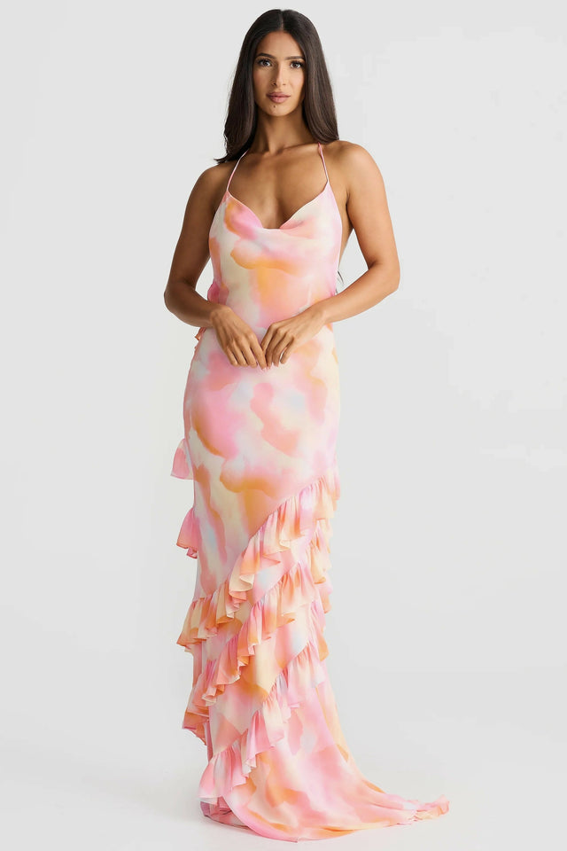 Melani The Label Milana Gown Ombré - 8 / Multi - Dresses