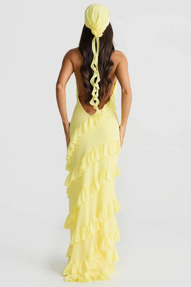Melani The Label Milana Gown Yellow - 8 / Yellow - Dresses