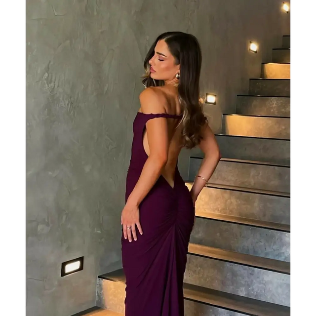 Melani The Label Mulberry Maia Gown - Dresses