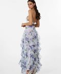Menti Santorini Iris Flower Maxi Dress - Dresses