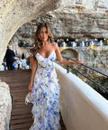 Menti Santorini Iris Flower Maxi Dress - Dresses