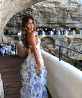 Menti Santorini Iris Gown - 8 / Floral - Dresses