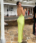 Meshki Alena One Shoulder Maxi - 6 / Green - Dresses