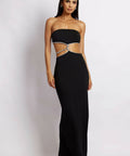 Meshki Billie Strapless Maxi Dress Black Size 6 & 8 - Dresses