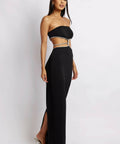 Meshki Billie Strapless Maxi Dress Black Size 6 & 8 - Dresses