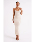 Meshki Brianna Sequin Maxi Dress Cream Size 8 - 8 / Cream - Dresses