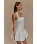 Meshki Calipso Halter Mini - 12 / White - Dresses