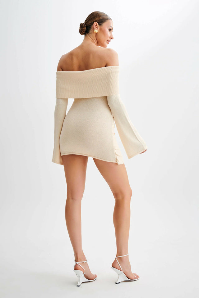 Meshki Camryn Mini Dress - 10 / Yellow - Dresses