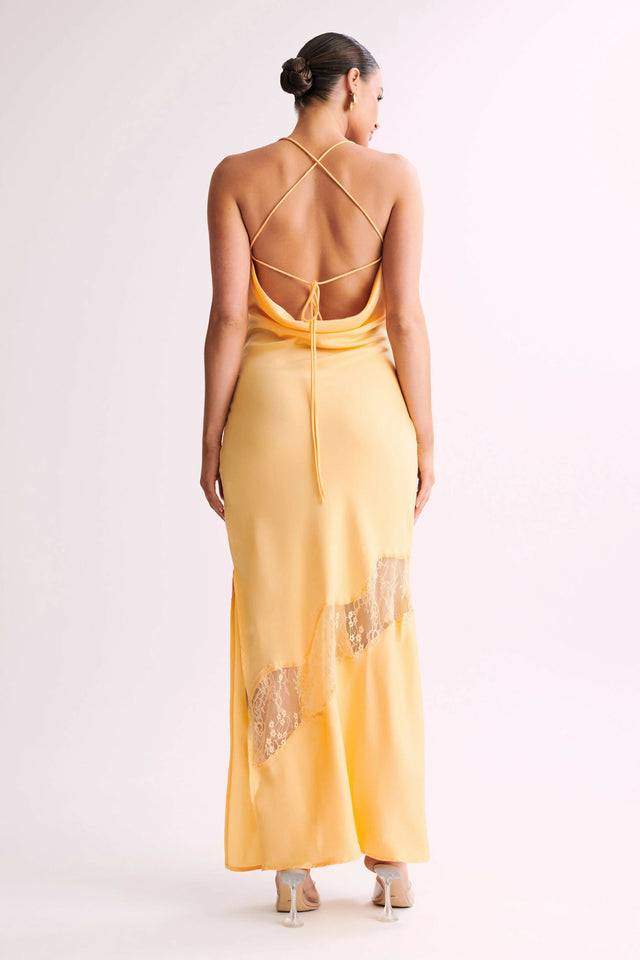 Meshki Chandra Dress - 8 / Yellow - Dresses