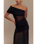 Meshki Dallas One Shoulder - 10 / Black - Dresses