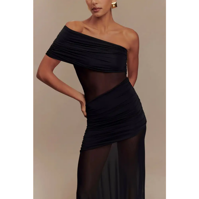 Meshki Dallas One Shoulder - 10 / Black - Dresses