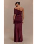 Meshki Dallas One Shoulder Burgundy size 10 - 10 / Red - Dresses