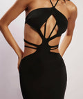 Meshki Eden Halter Dress - 6 / Black - Dresses
