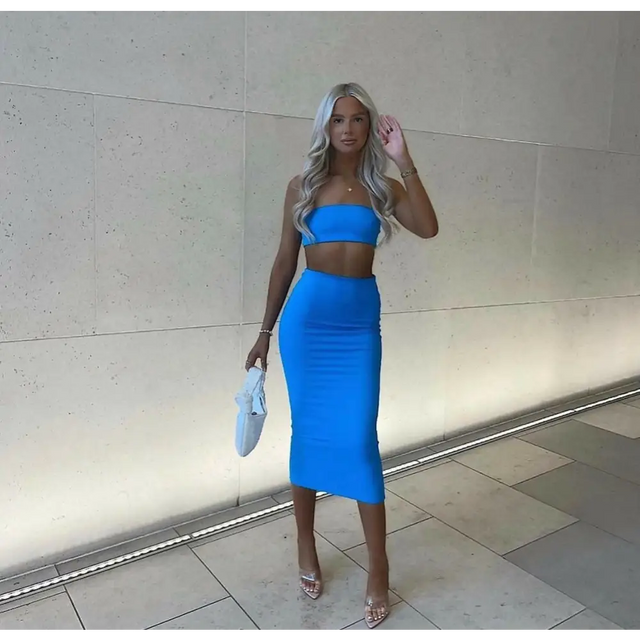 Meshki ‘Mackenzie’ Cobalt Blue Set - XS / Blue - Dresses